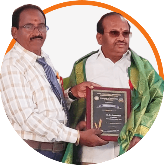 Dr. K. Jayaraman Professional Milestones